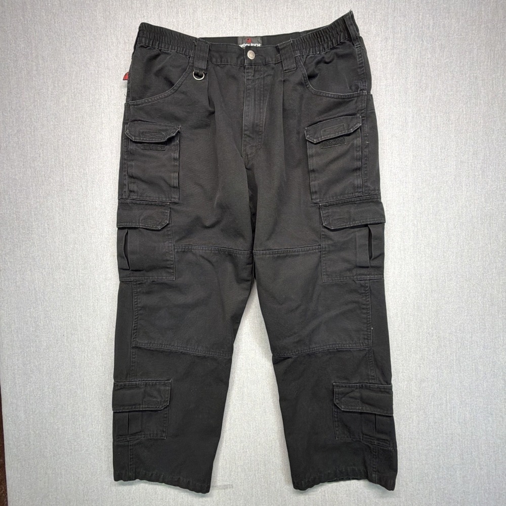 Woolrich Elite Series Tactical Pants Mens Size 38 Black Military Cotton